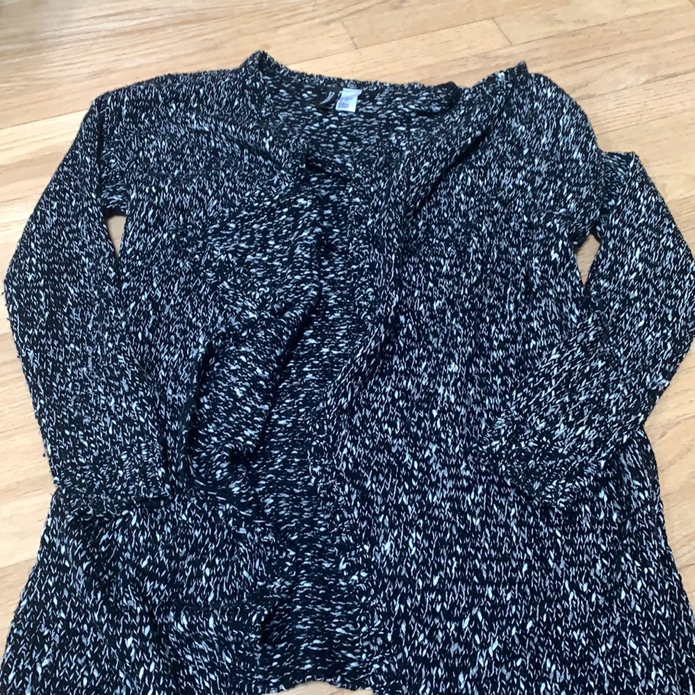 H&M black and white cardigan